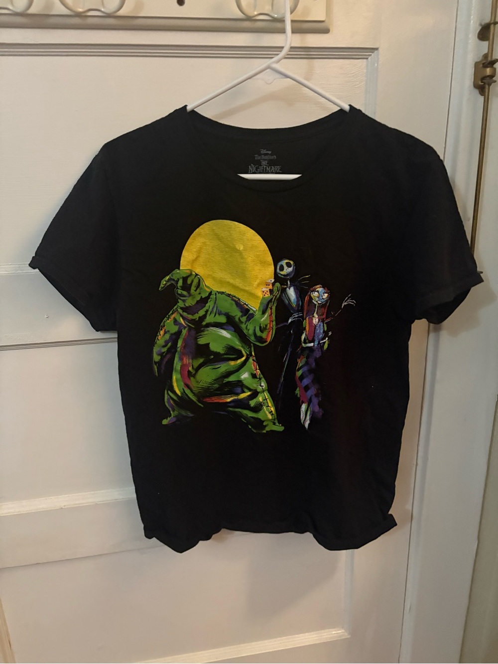 Black Graphic Tee - the nightmare before Christmas